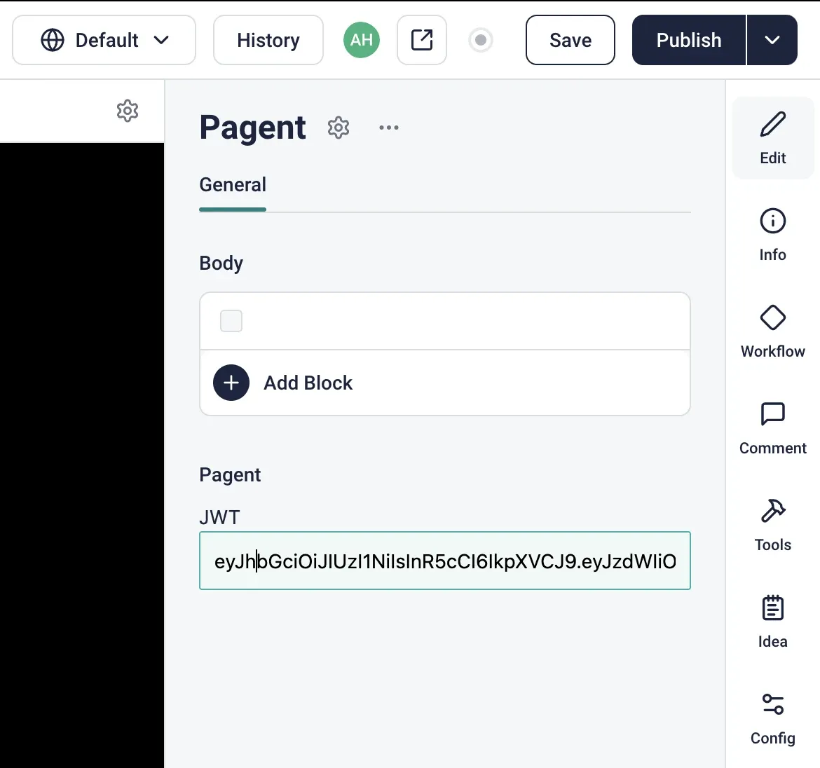 pagent component