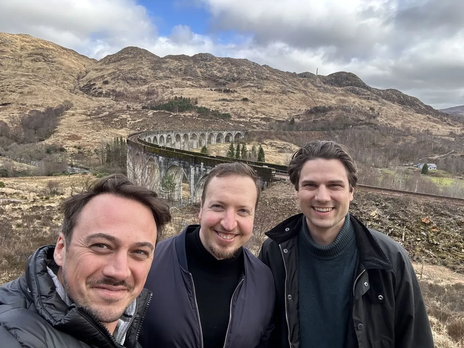 Team trip to the Glenfinnan Viaduct in Scotland